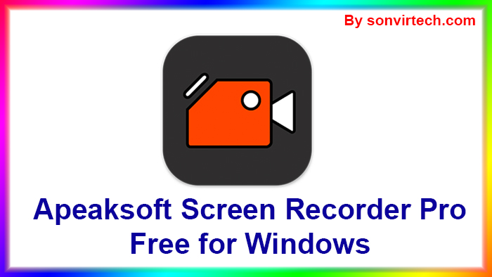 Apeaksoft Screen Recorder pro first image