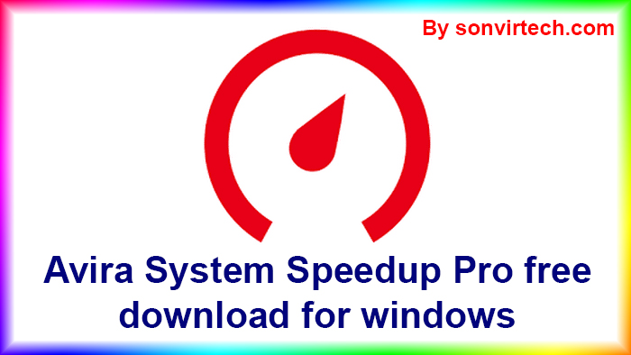 Avira System Speedup Pro free download first image