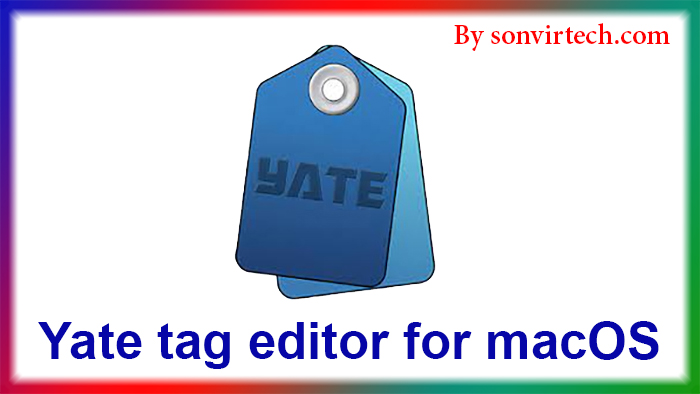 Yate tag editor for macOS images